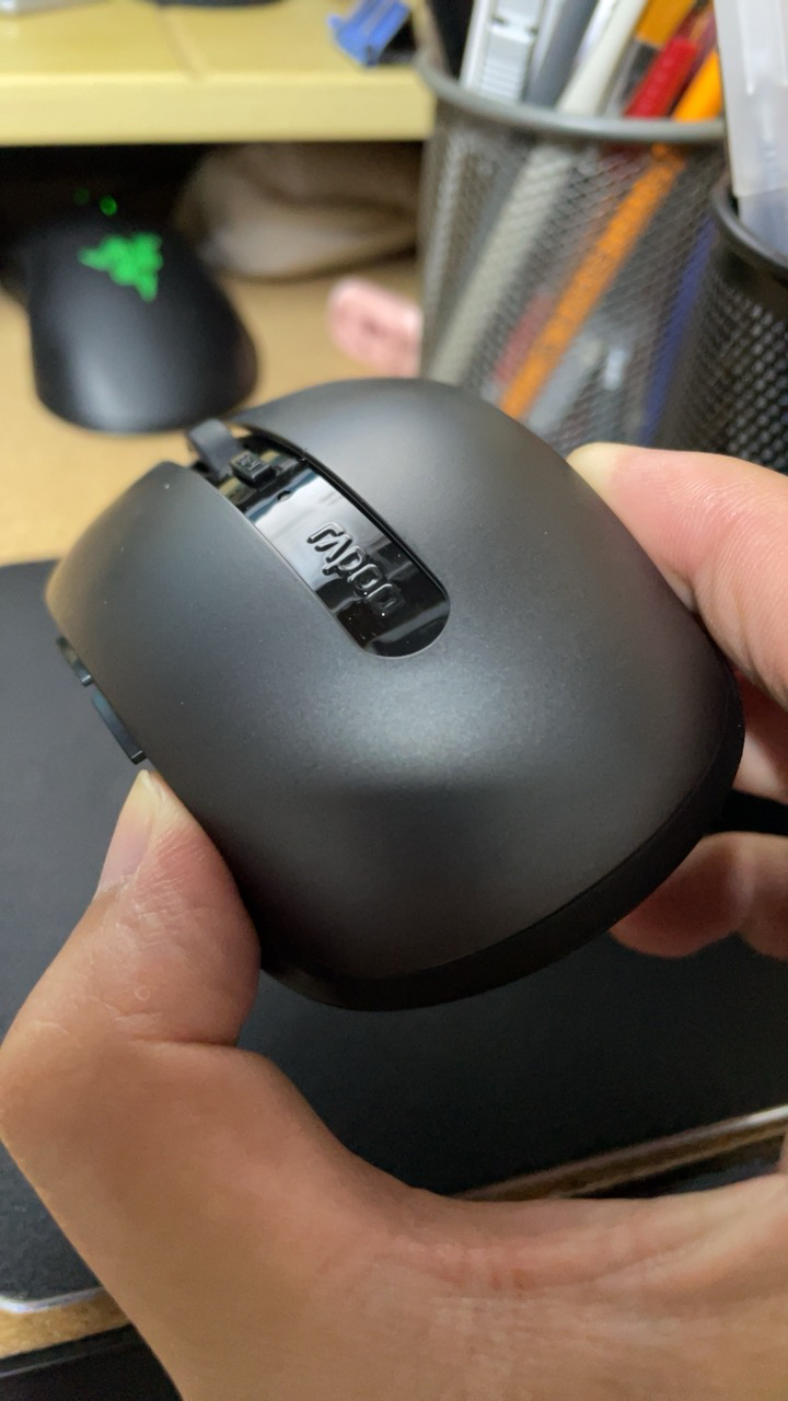 雷柏(rapoo) 7200m 深灰色无线鼠标 蓝牙鼠标 办公鼠标 便携鼠标晒单