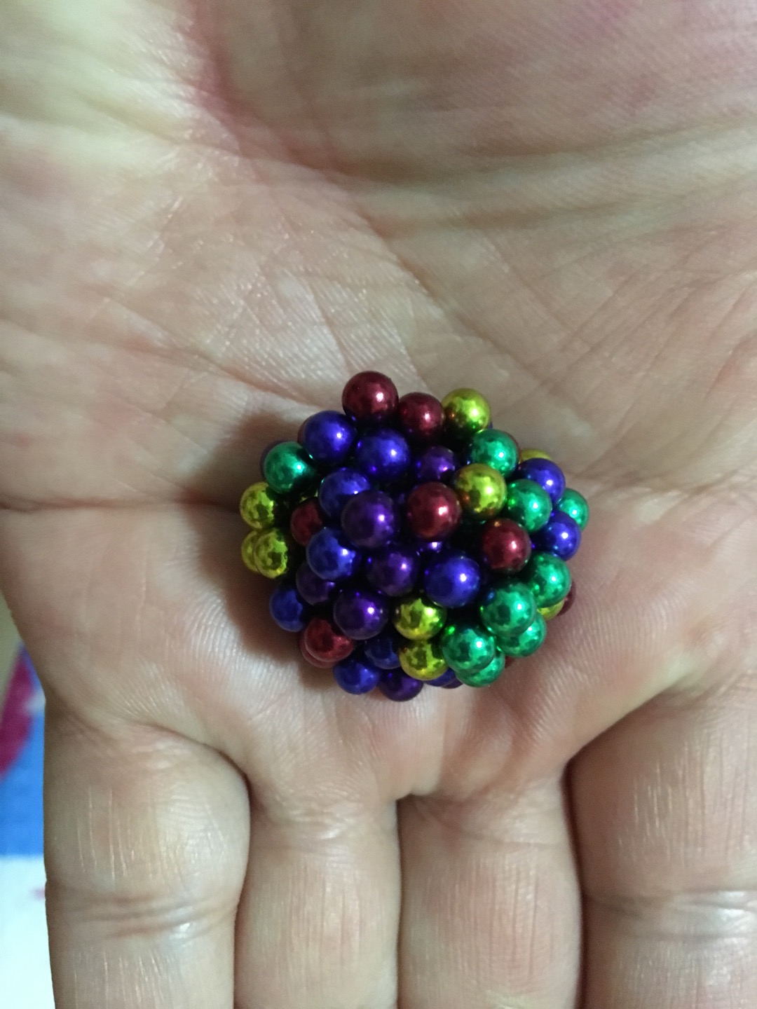 拓斯帝诺巴克球1000颗磁铁强磁圆型彩色吸铁石玩具磁力珠夜光八克魔力