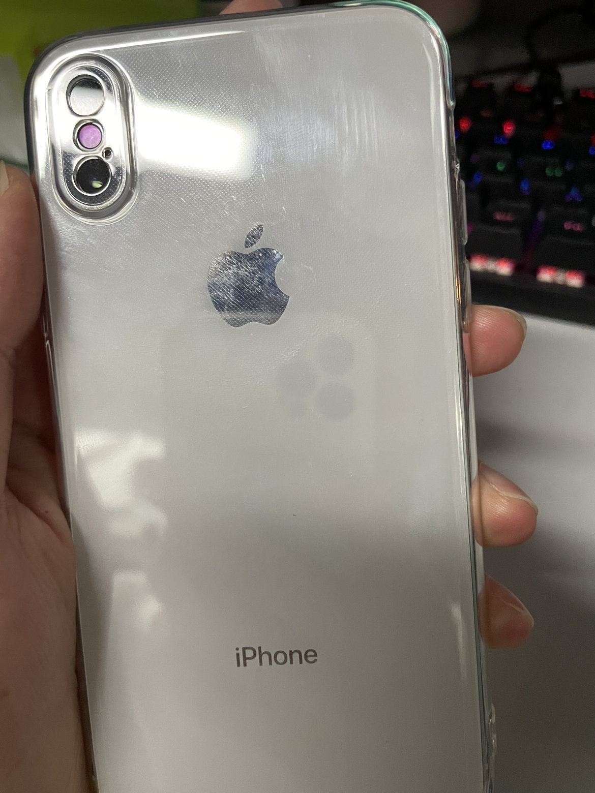 atooking 苹果x/xs手机壳保护套硅胶防摔全包软壳 适用于苹果iphonex
