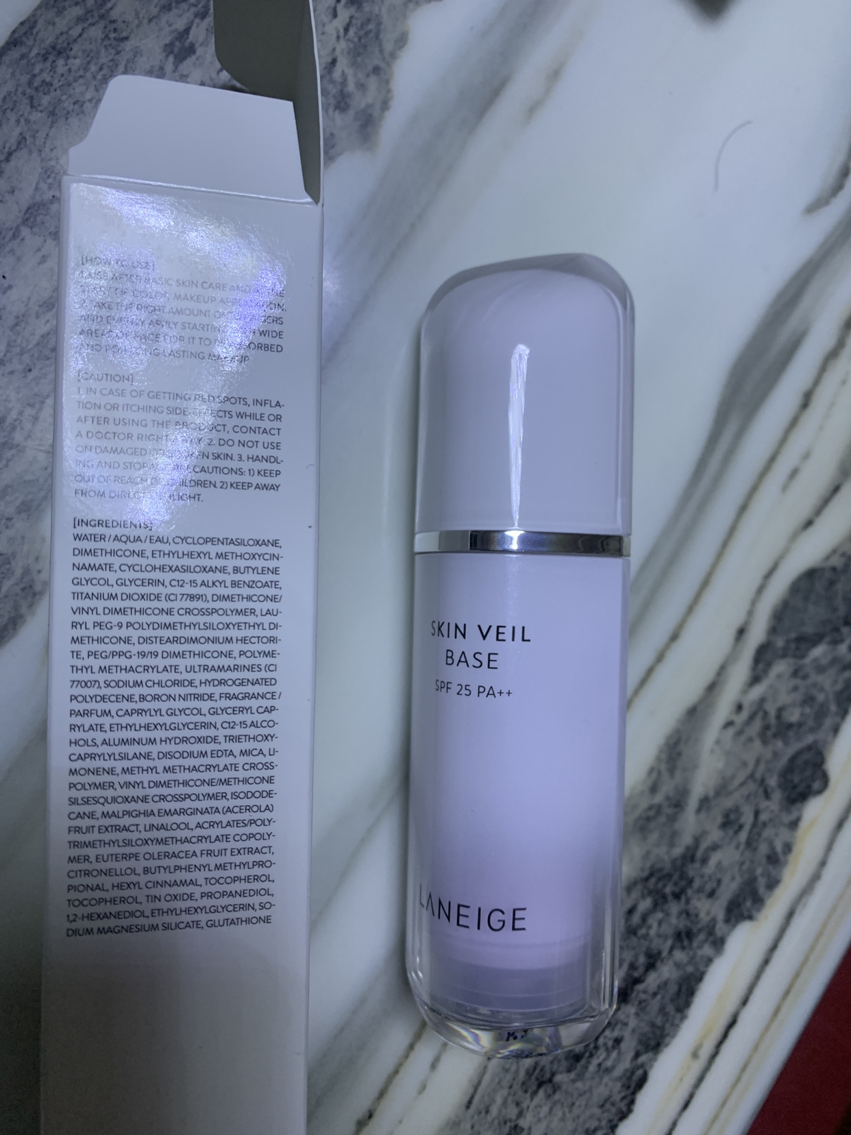 兰芝隔离 (laneige)兰芝 雪纱丝柔隔离霜防晒/粉底液妆前乳 spf25 pa