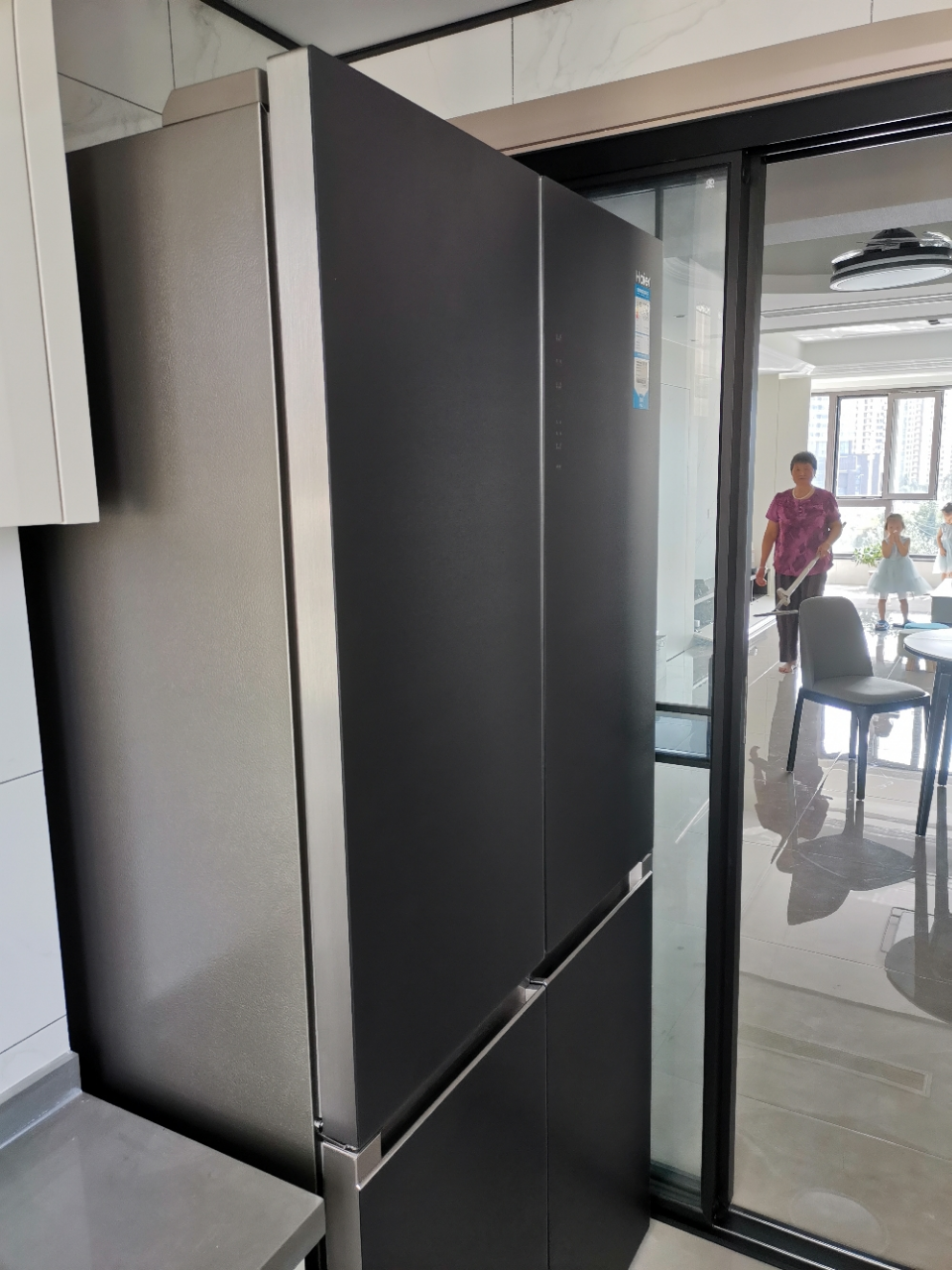 全空间保鲜 双干湿分储 母婴空间 家用多门电冰箱 bcd-600wsgku1晒单