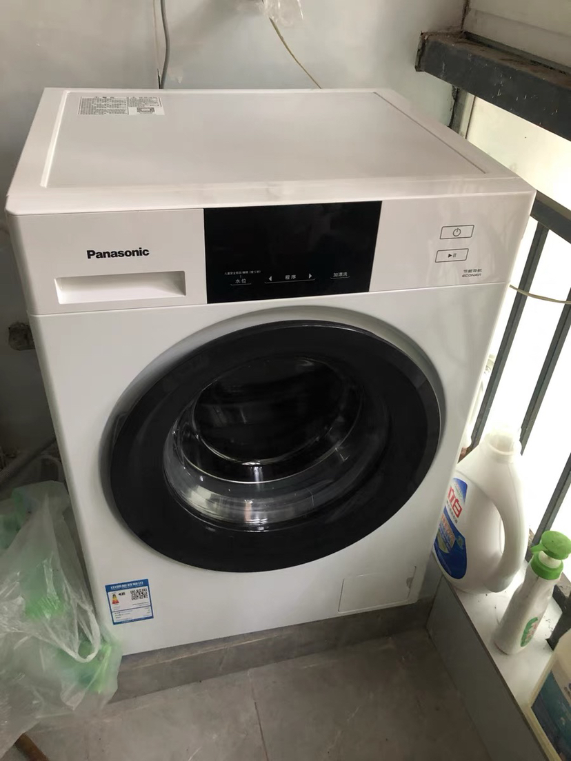 松下(panasonic) 10公斤全自动家用变频洗脱一体滚筒洗衣机大容量 xqg