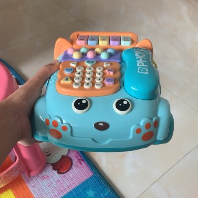 儿童玩具女孩仿真电话机一岁宝宝玩具男孩婴儿音乐电子琴