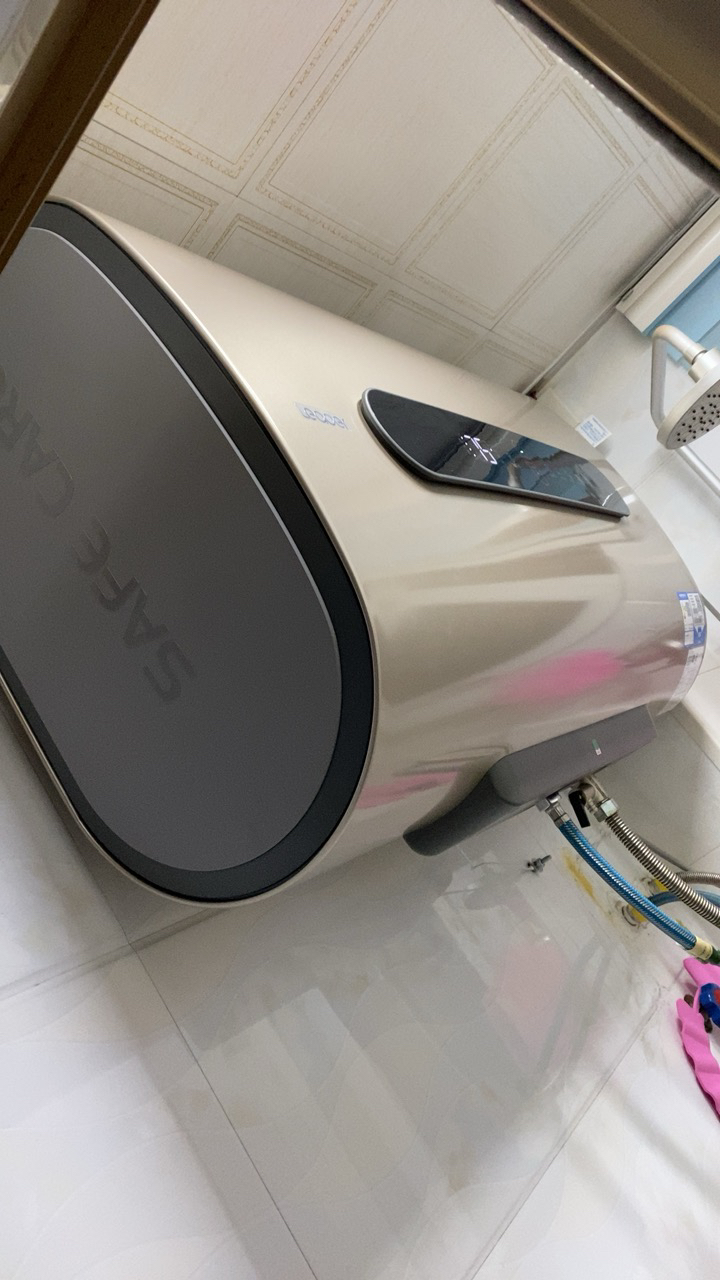 海尔出品统帅电热水器家用50升 双胆扁桶3300w变频小尺寸节能 智能