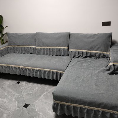京城派 四季沙发垫套装防滑沙发坐垫子123组合秋冬季雪尼尔沙发垫布艺
