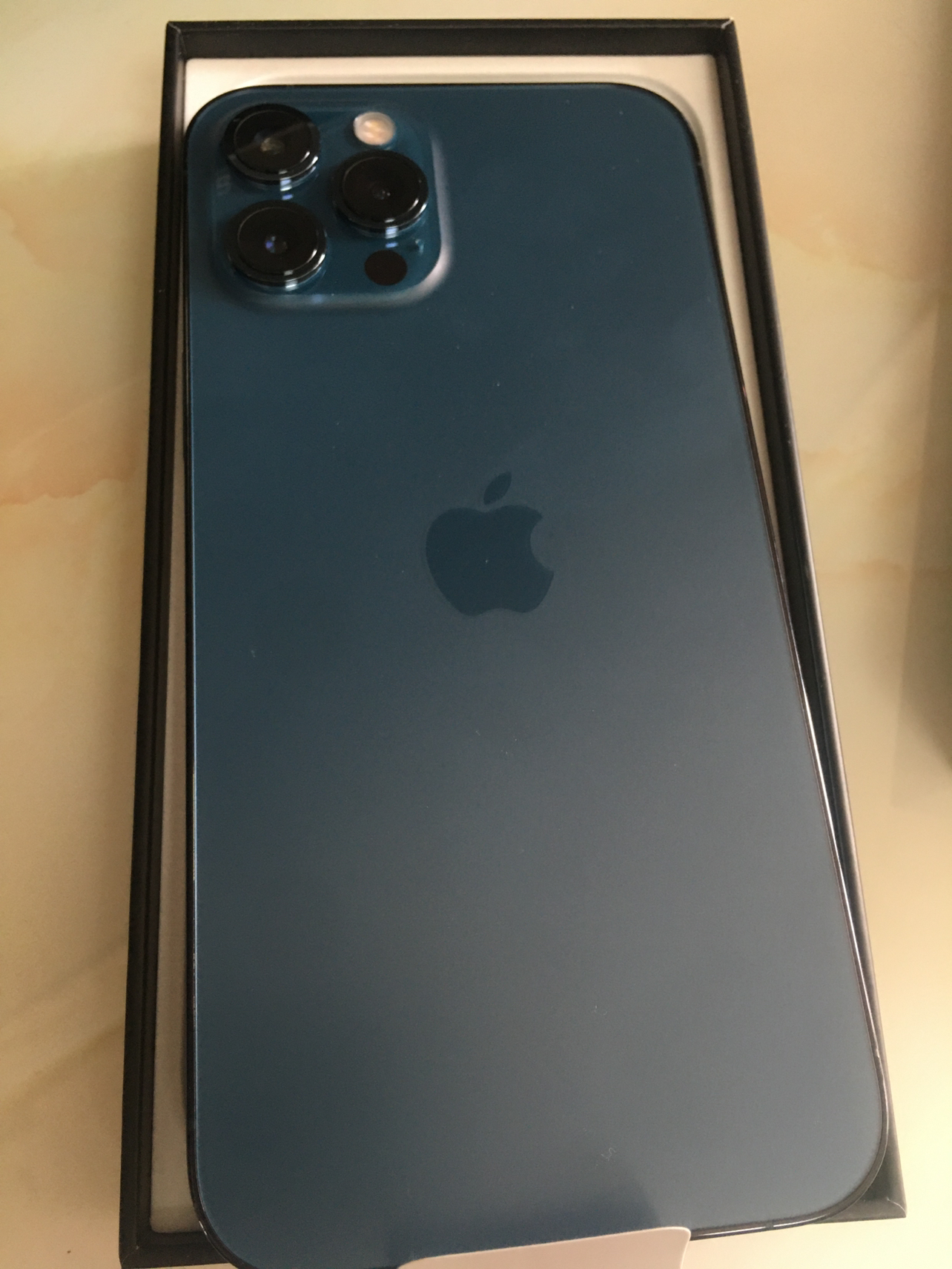 apple/苹果 iphone 12 promax 全网通5g手机 海蓝色 全网通 128g晒单