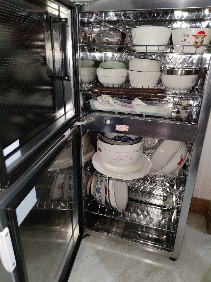 125℃高温消毒 厨房碗筷餐具家用商用消毒柜ztd-ml128e晒单图