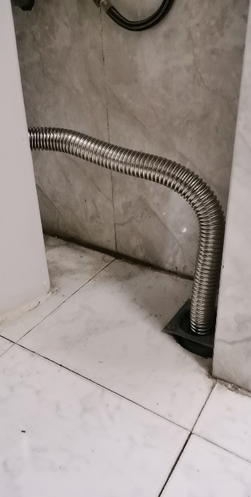 不锈钢面盆下水管闪电客加长入墙洗手盆脸盆下水器配件排水管耐高温