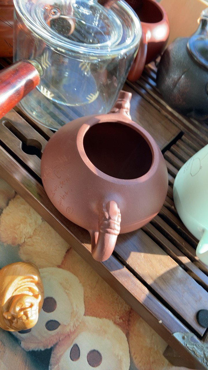系客舟紫砂壶全手工宜兴原矿紫泥茶壶功夫茶具 龙玺石瓢壶名家吴文彩