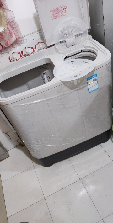 小天鹅(littleswan)新品8公斤kg双桶 双缸 半自动洗脱分离洗衣机脱水