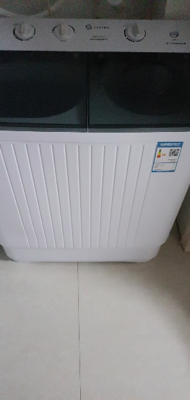 扬子集团(YANGZI)半自动洗衣机家用10KG大容量双桶筒双缸杠老式小型宿舍租房/10公斤升级款 蓝光净衣晒单图