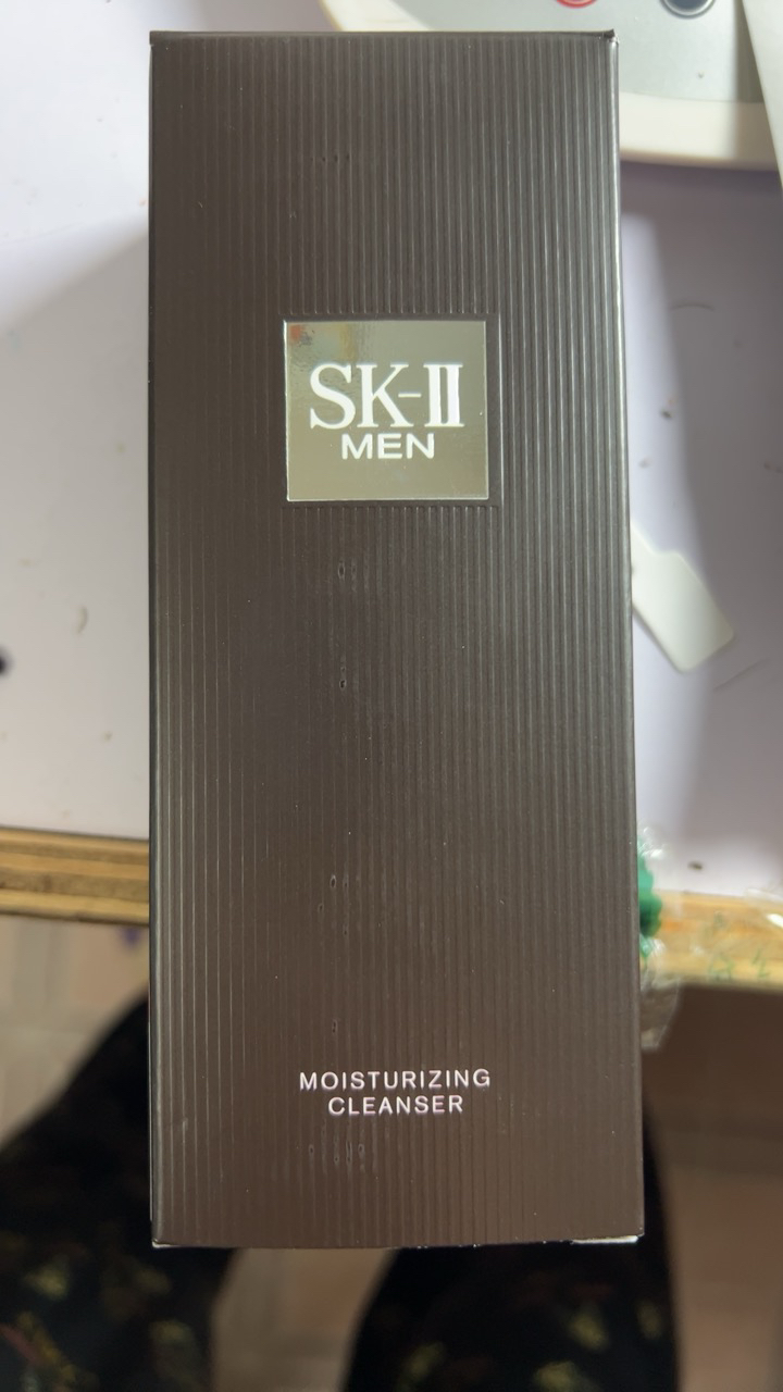 日本SK-II/SKII/SK2男士保湿洁面120g洗面奶 油皮克星 清洁祛黑头护肤品晒单图