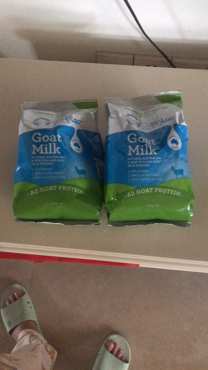 澳洲进口高钙caprilac goat全脂纯山羊奶粉1000g袋装a2蛋白孕妇儿童中