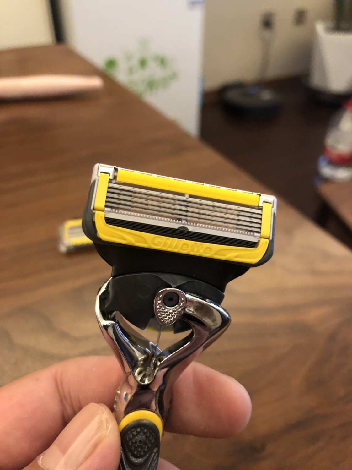 吉列(gillette) 鋒隱5致護 5 1層刀片 清爽手動剃鬚刀刮鬍刀 1個支架