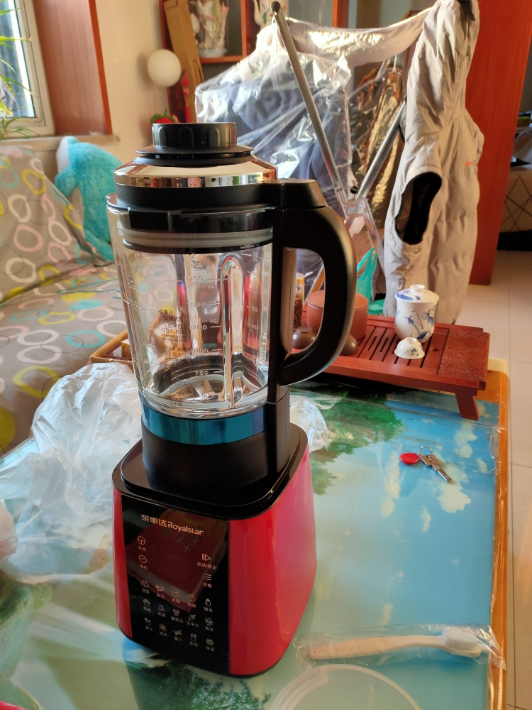 荣事达(royalstar)破壁机rz-737c家用加热多功能全自动养生豆浆机料理