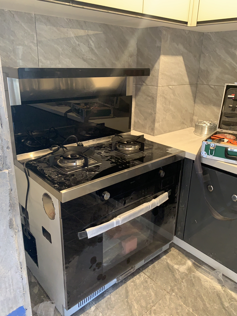 老板集团名气(mq) 集成灶蒸烤一体灶家用60l大容量蒸箱烤箱烟灶联动