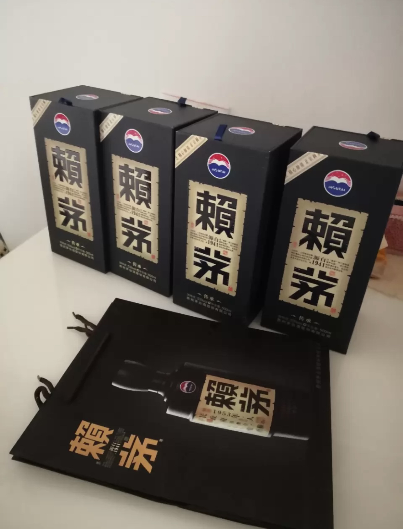 茅台 赖茅 传承蓝 酱香型 白酒 53度 500ml/盒×2 盒装单瓶装(賴茅)酱香型白酒晒单图