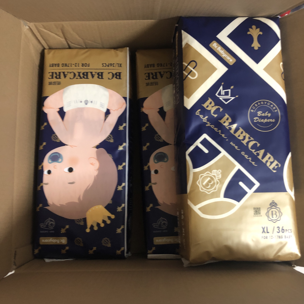 babycare纸尿裤皇室弱酸亲肤系列婴儿纸尿裤 xl36 1包晒单图