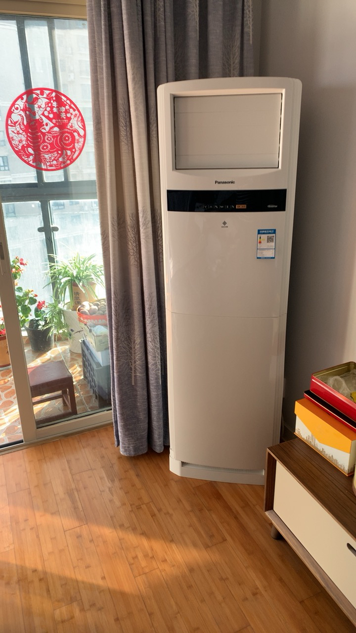 panasonic/松下3匹 直流变频新能效 纳米水净膜 家用冷暖客厅立式空调