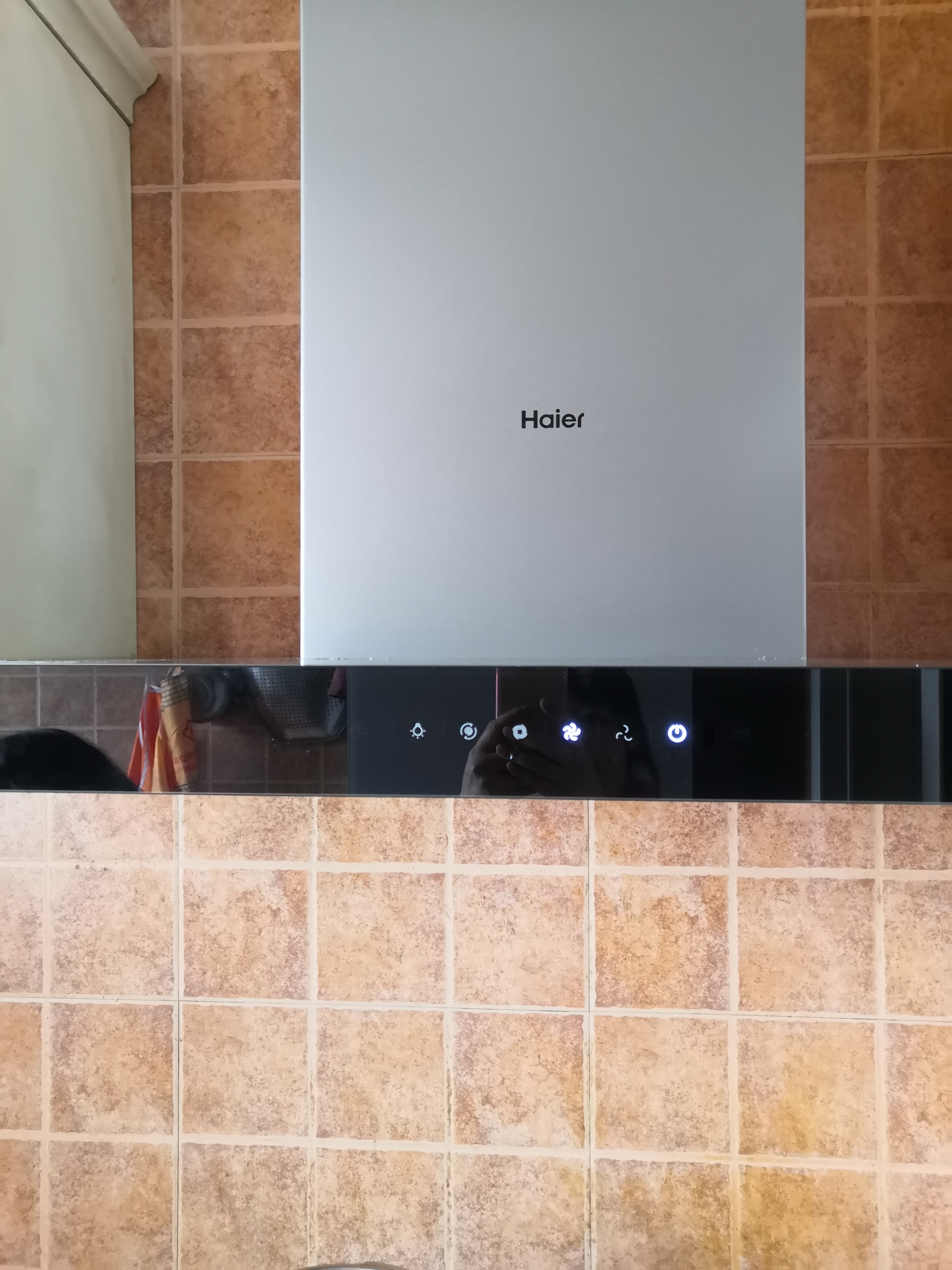 haier/海爾抽油煙機爆炒21立方大吸力cxw-219-et900 揮手智控 一鍵