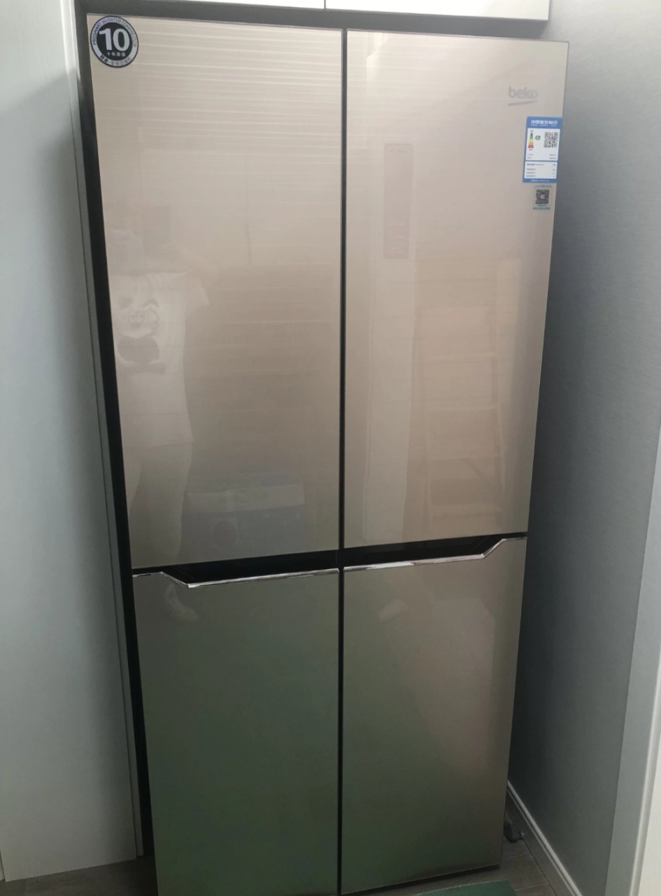 倍科(beko)gne0432sl 432升冰箱 十字对开门冰箱 对门冰箱大容量变频