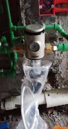 海尔前置过滤器家用反冲洗式中央净水机全屋自来水净水器HP15前置过滤器晒单图