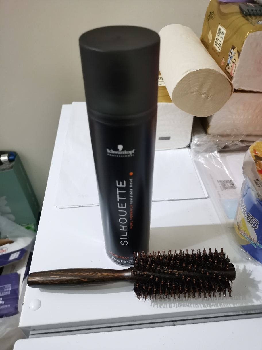 塑型啫喱300ml喷雾黑胶干胶男女头发造型定型水针对各种发质晒单图