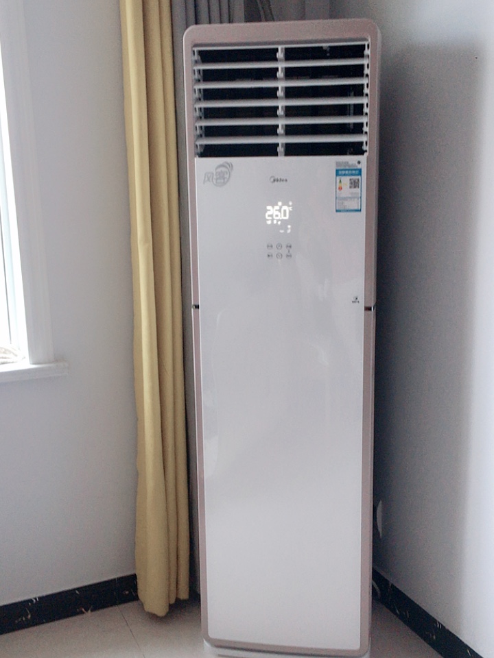 美的(midea)空调柜机大3匹新能效变频冷暖立式方柜风客商铺办公室客厅