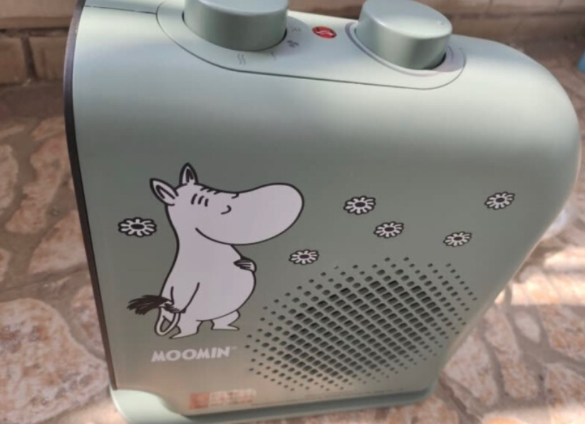 艾美特(Airmate)取暖器暖风机WP20-X17P-2 2000W功率PTC陶瓷 家用 办公室节能电暖器立卧两用绿色晒单图