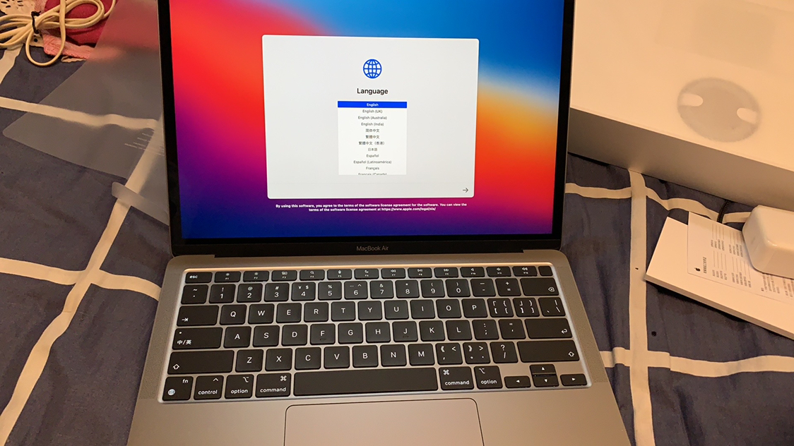 [套餐版]apple 蘋果 macbook air 2020新款 8核m1芯片 8g內存 256g