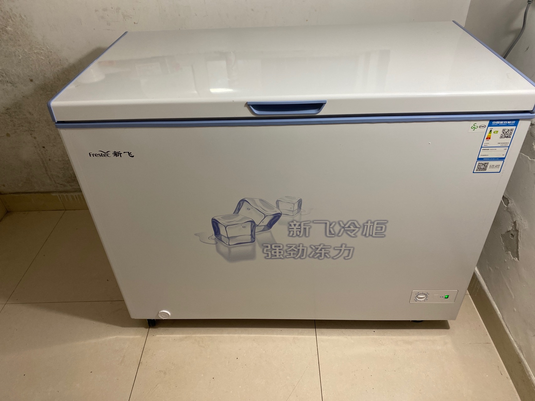 新飞(frestec 300升 商用单温冰柜 顶开门 单箱变温冰箱 冷藏冷冻