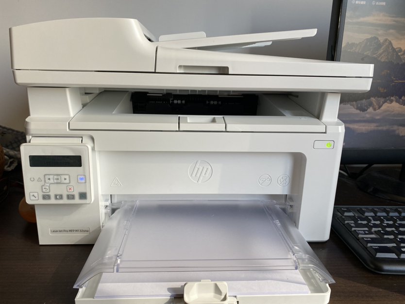 hp/惠普m132snw 黑白激光一体机打印机一体机家用打印复印扫描一体机