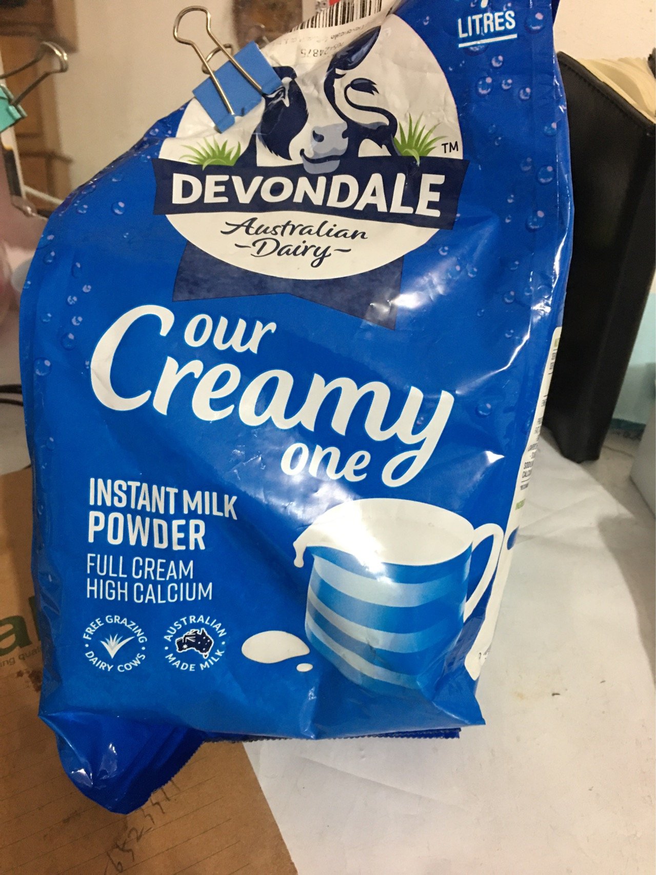 澳洲进口devondale德运高钙全脂速溶成人奶粉 1000g 1袋装 儿童学生