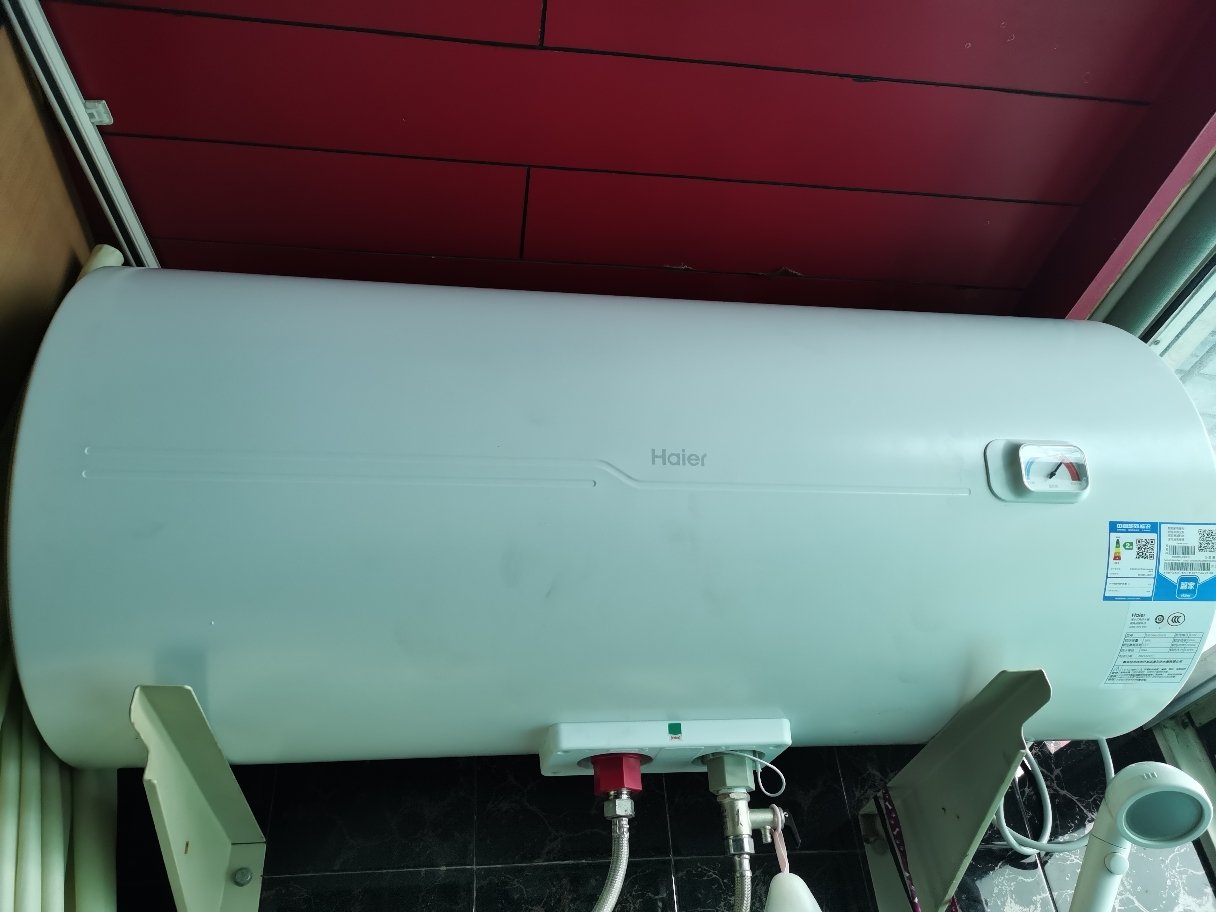 haier/海尔电热水器100升es100h-ck3(1)2200w速热健康抑菌洗金刚三层