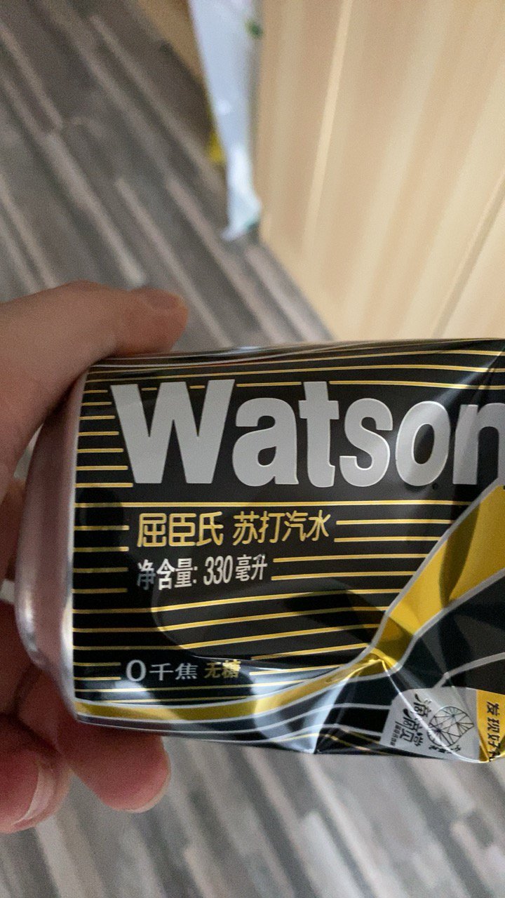 屈臣氏(watsons)苏打水 330ml*12罐 鸡尾酒配料 原味苏打水晒单图