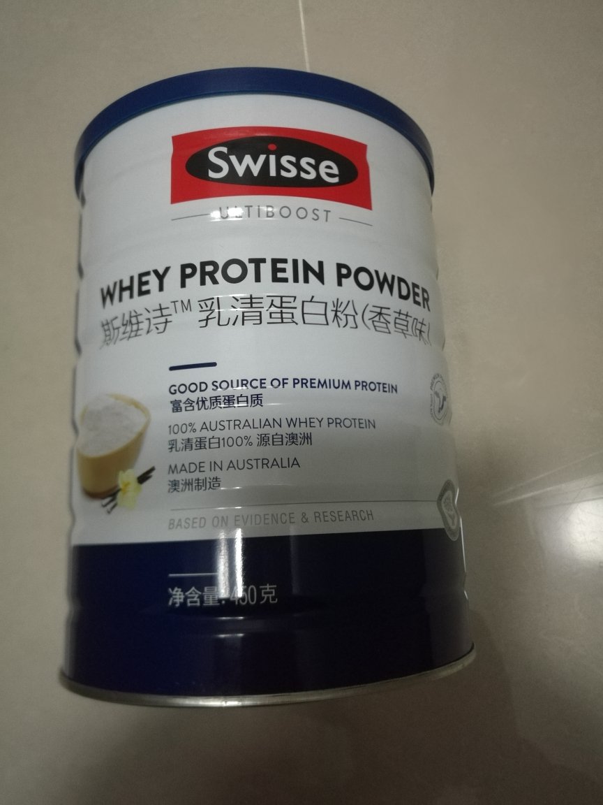 swisse斯维诗乳清蛋白粉450g 蛋白质粉 健身粉 99%乳清蛋白 送长辈礼品晒单图