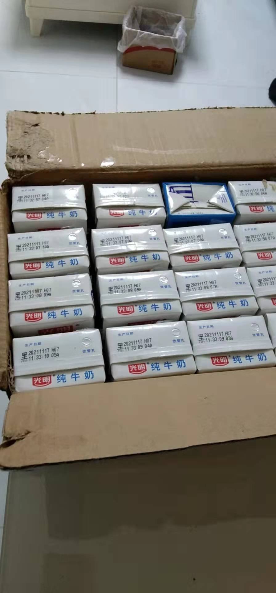 [5月生产]光明 纯牛奶 250ml*24盒/整箱晒单图