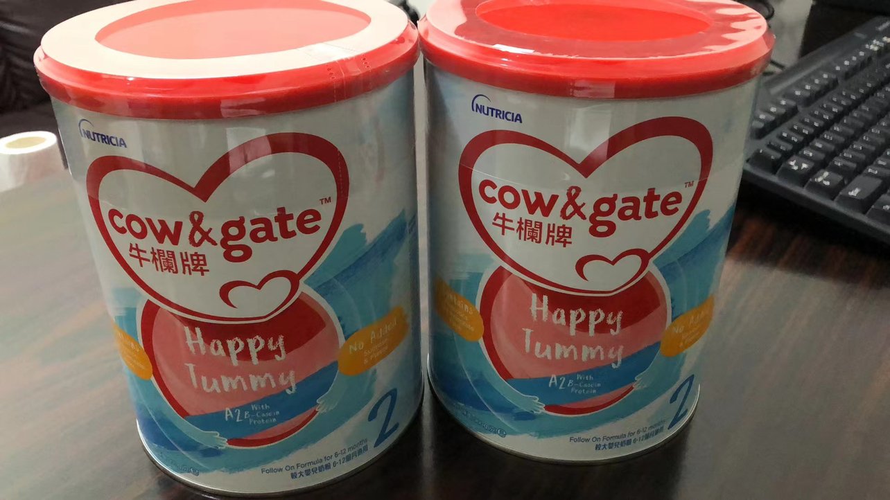 [新效期26年4月后]港版牛栏香港版香港原装进口牛栏Cow&Gate婴儿2段奶粉900g 6-12月进口儿童奶粉晒单图