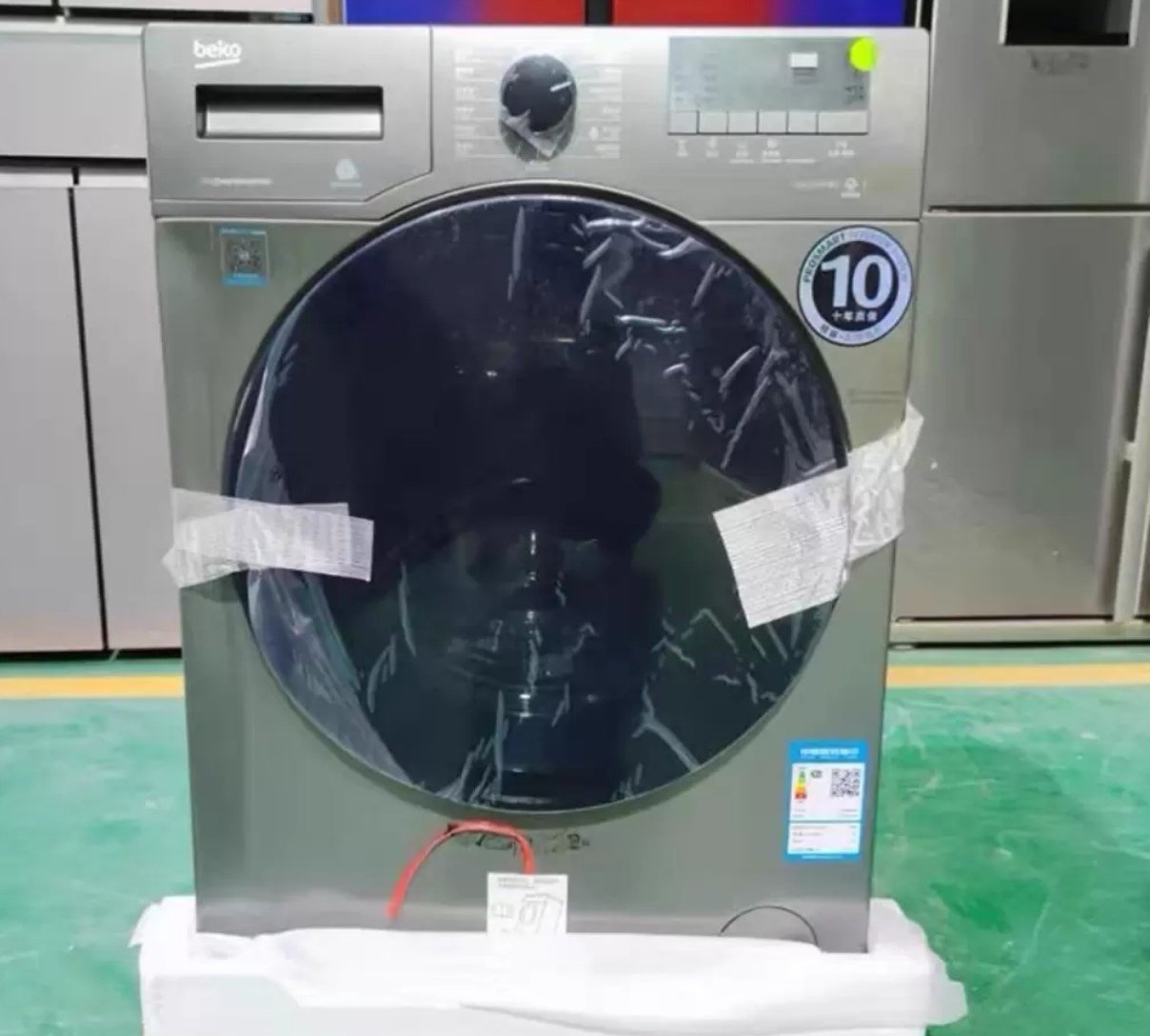 倍科(beko)TWFC 10262 MI 全自动滚筒洗衣机 变频滚筒洗衣机 10公斤超大容量 (曼哈顿灰色)晒单图