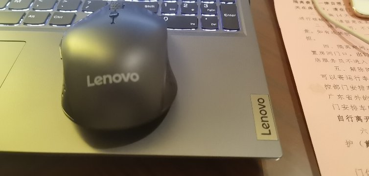 联想(Lenovo)无线蓝牙鼠标双模 办公手提笔记本电脑台式机通用 人体工学 小巧便携 游戏家用商务 Howard晒单图