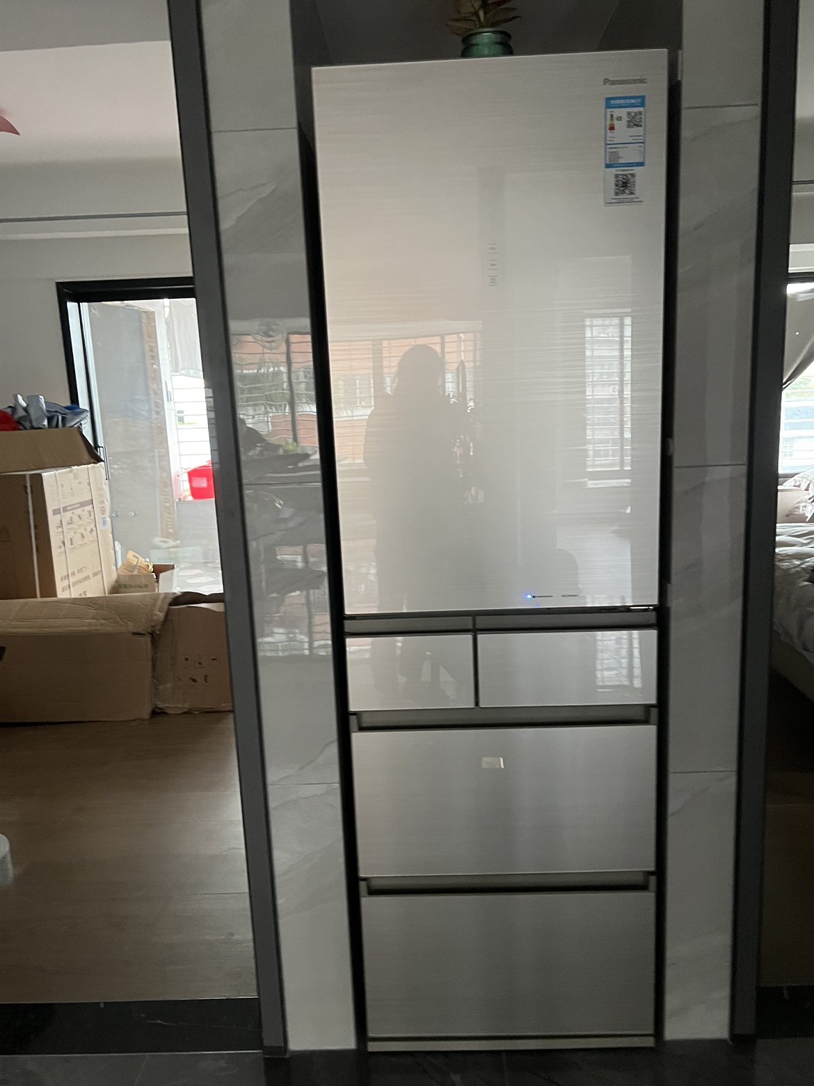 松下(panasonic) nr-e411bg-nh 380升嵌入式nanoex科技抗菌风冷无霜