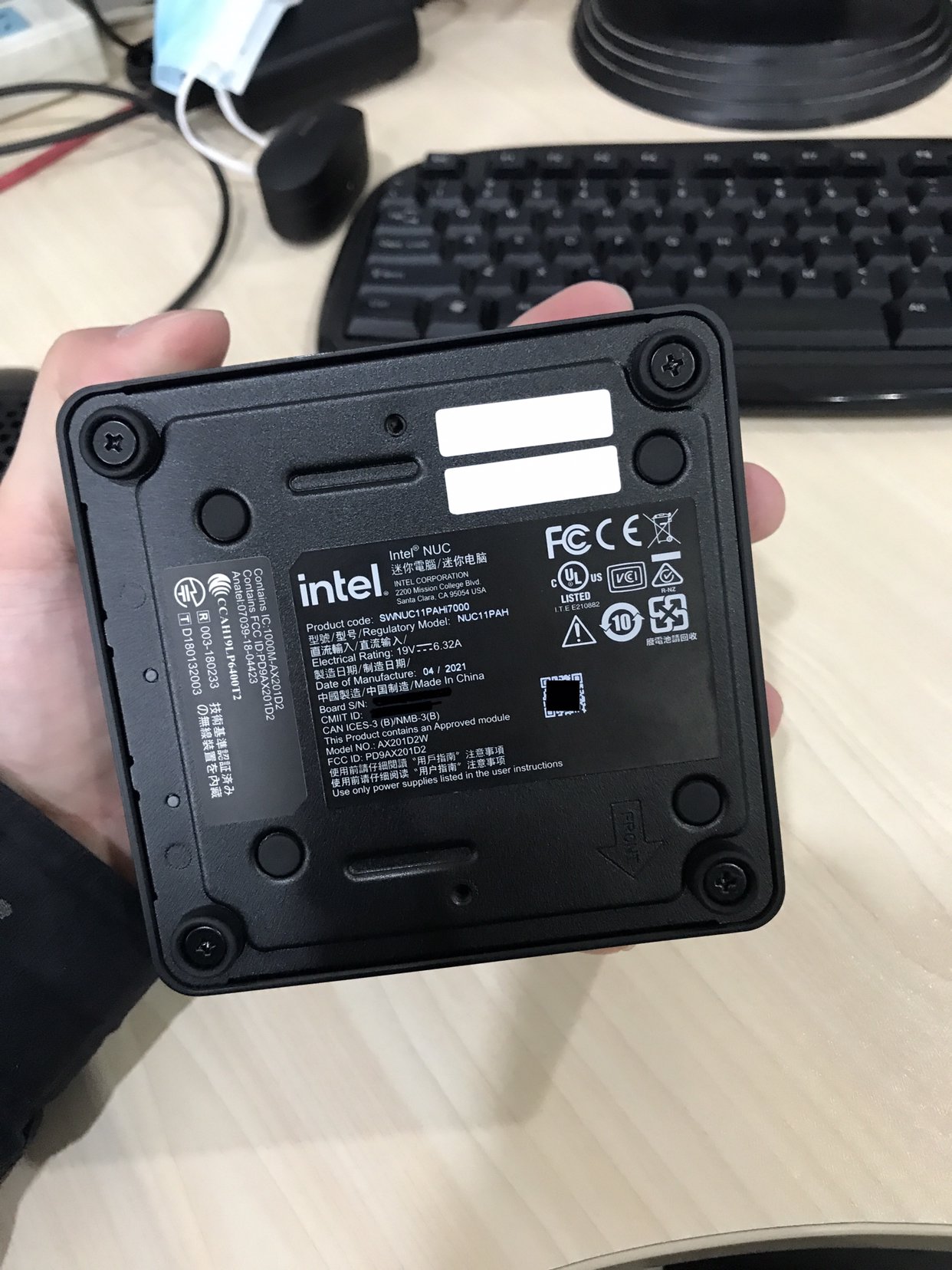 英特爾(intel)獵豹峽谷nuc11pahi7 酷睿i7-1165g7處理器不帶系統不含