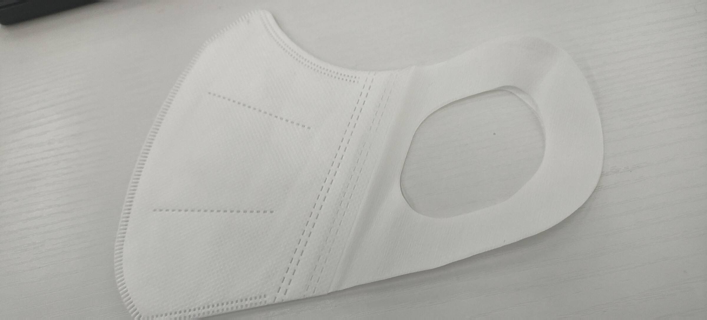 君霖 蓝湾安康白色款医用隔离面罩3d立体口罩独立包装三层防护 30片