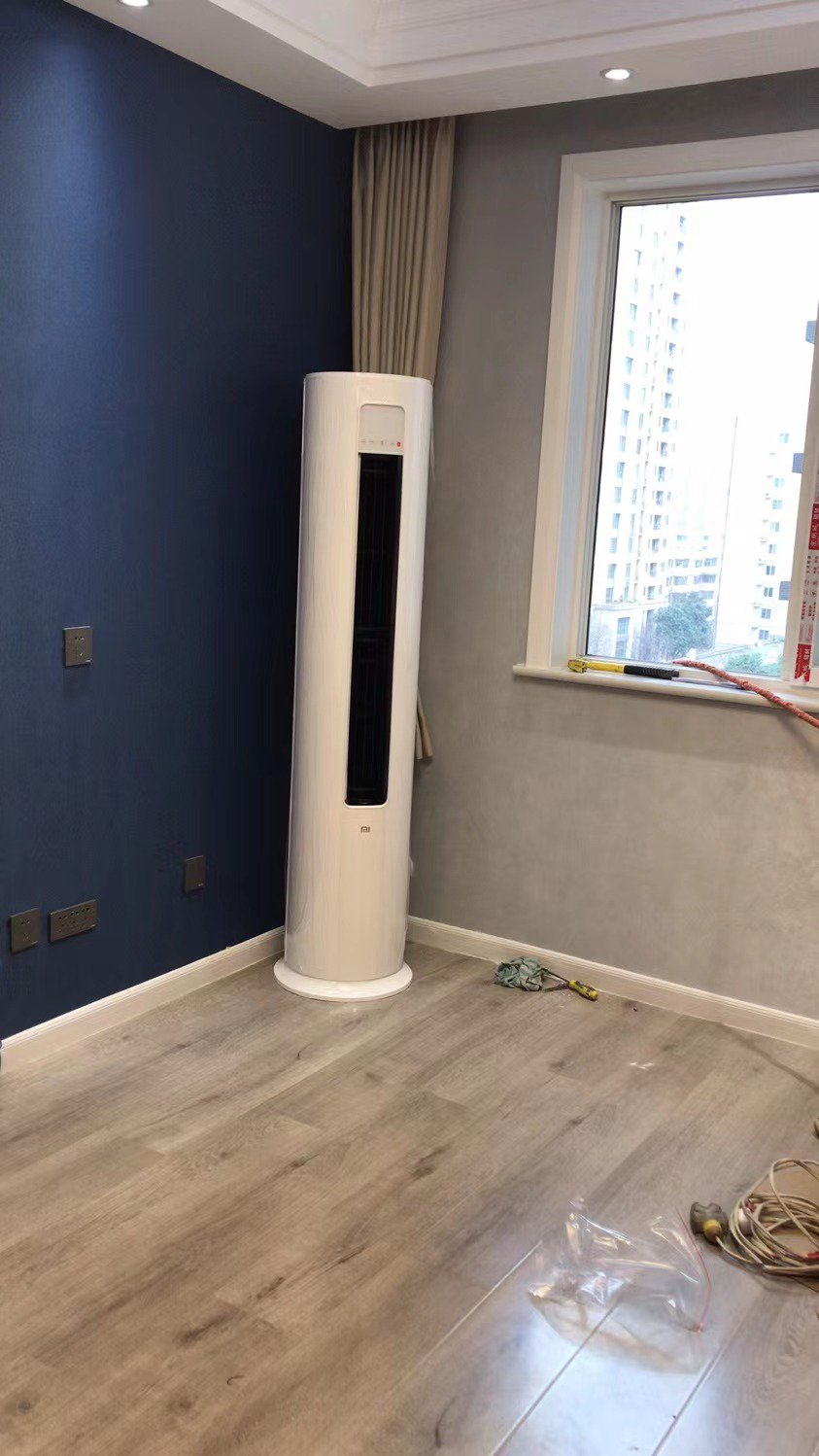米家 2匹 变频立式空调 新一级能效 节能自清洁家用智能圆柱柜机空调
