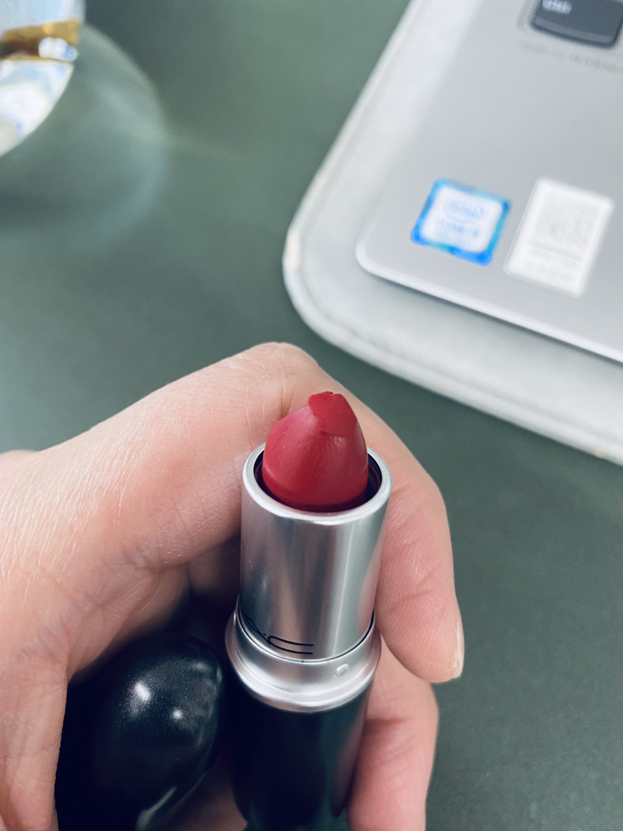 mac魅可707口红新色chili小辣椒牛血色泫雅色 ruby woo 707复古哑光红