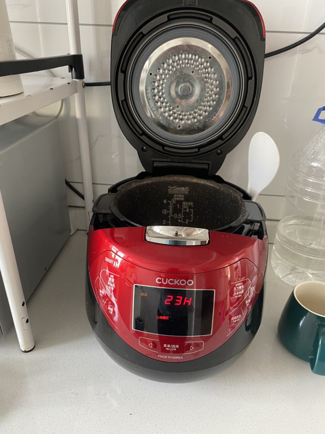 cuckoo/福库crp-hp0660sr/h韩国原装进口电饭煲ih智能家用电饭锅晒单