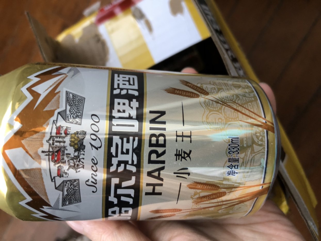 哈尔滨啤酒小麦王啤酒 330ml*12听新老包装随机发货晒单图