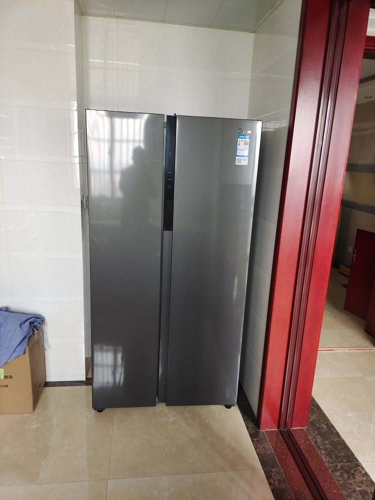 [旗舰新品]美的(midea)550l对开门冰箱一级能效双变频净味抑菌智能