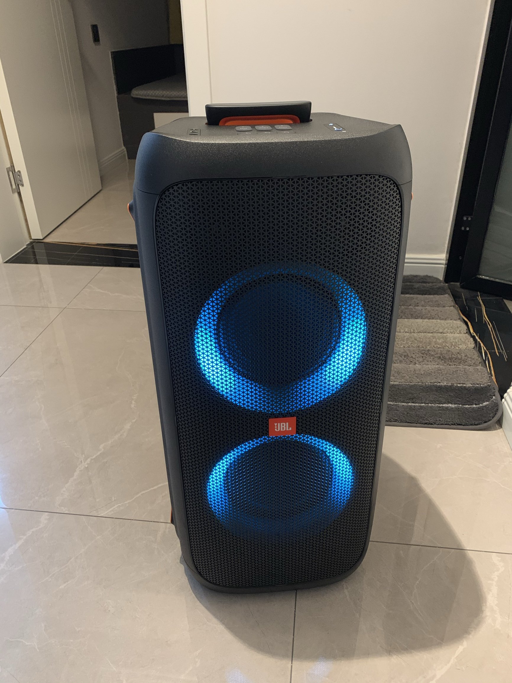 jbl partybox 310 便携式派对k歌套装酒吧蓝牙音响移动拉杆音箱晒单图