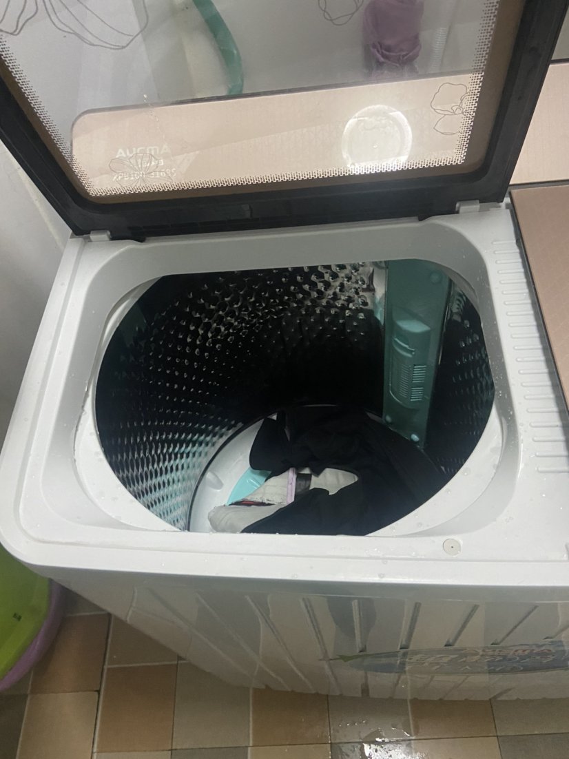 澳柯玛家用半自动10公斤 双缸大容量小型双桶洗衣机双筒不锈钢 xpb100